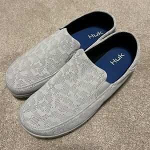 Men’s Huk Fishing Performance Brewster Slip-On Shoes—size 14